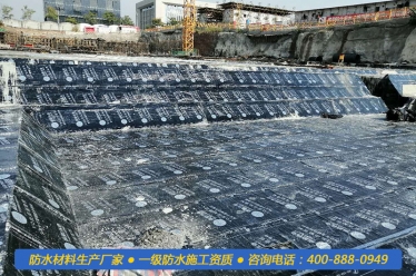 成都城市音乐厅地铁通道及市政道路防水项目